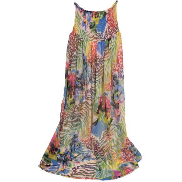Pia Rossini Riva Maxi Dress Multicolor NWT Size Medium - Picture 3 of 9